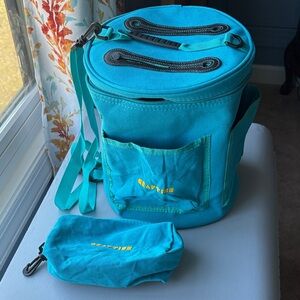 Yarn Storage & Crafting Bag – Teal (Knitting / Crochet Project Bag)